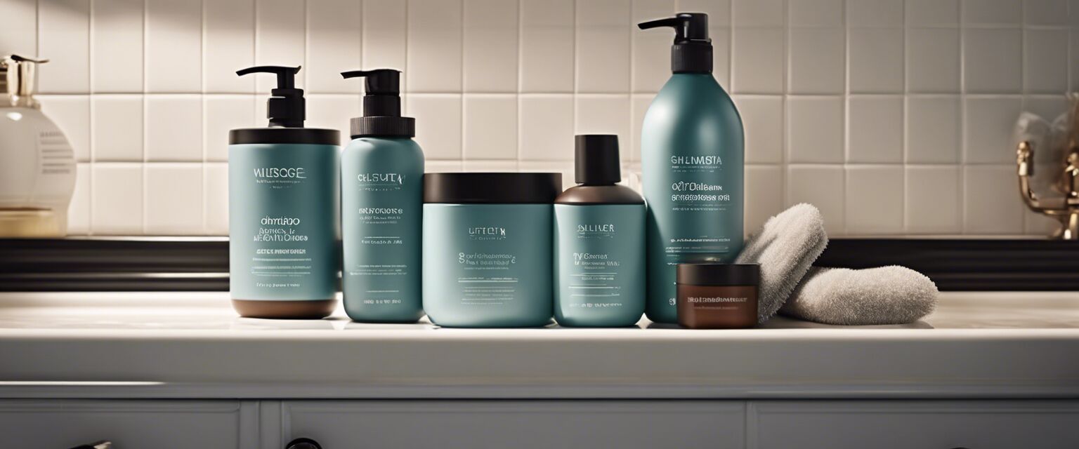 Hair care products collection